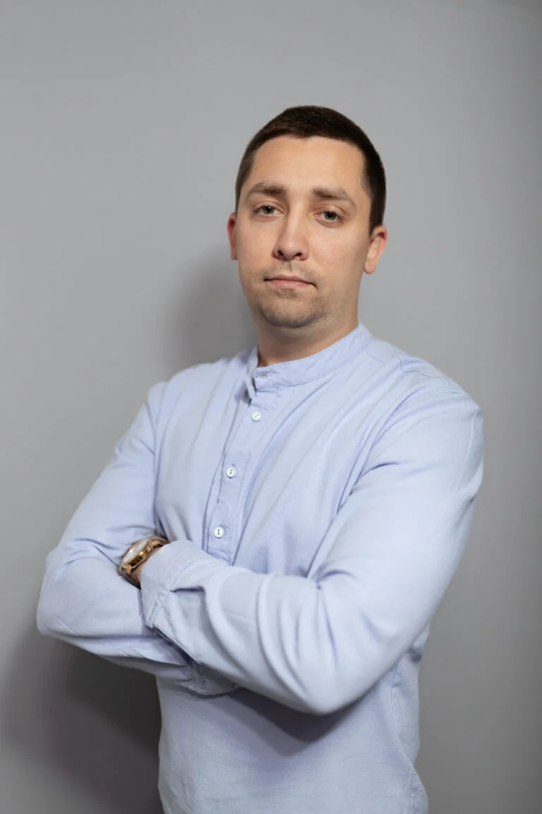 Dima B., Project Manager at Split Development, organizing projects with precision