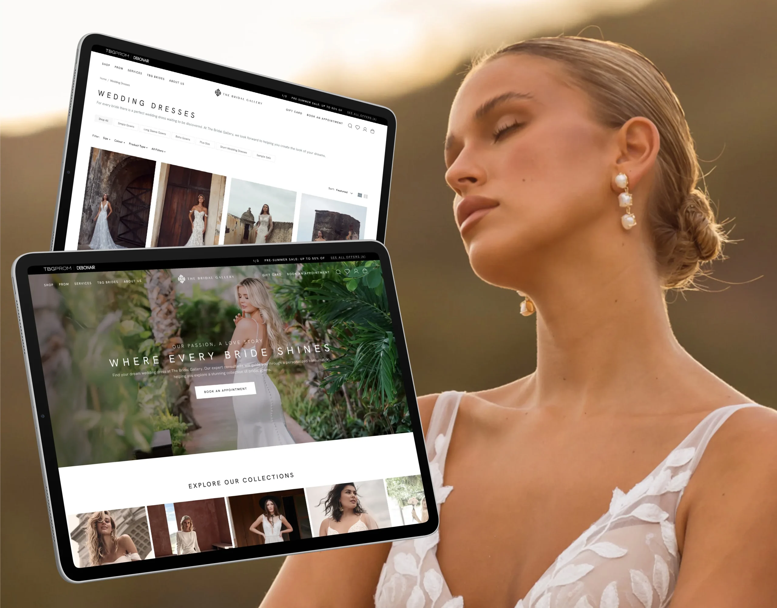 The Bridal Gallery - Shopify store development