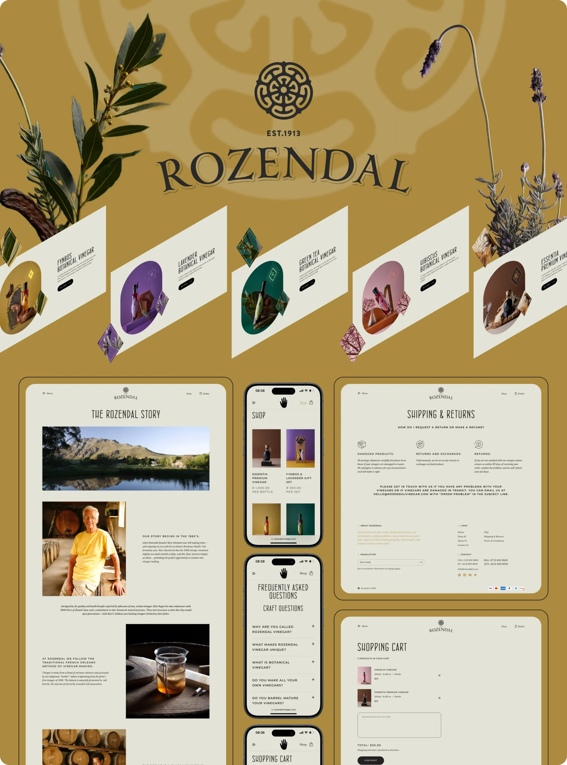 Rozendal - Shopify development