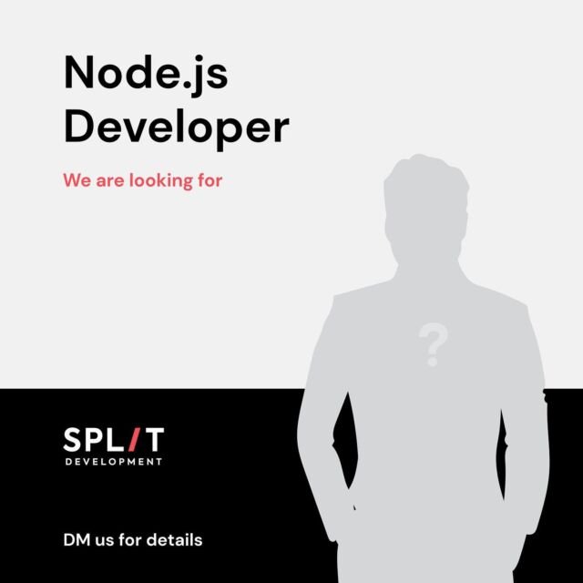 SPLIT Development is a young and creative IT company that is developing rapidly and invites Node.js Developer to work:Required knowledge and experience working with:
* NodeJS (1+ year);
* GraphQL, REST
* Shopify + Node.js
* Next.js \ ExpressIt would be a plus:
* React
* TypeScript
* English Intermediate levelWe offer:
* Flexible remote / office capabilities
* Professional growth
* Ability to develop and learn new programming languages
Working conditions:
* Comfortable office in the city center
* Friendly staff
* Ability to work remotelyRemuneration and schedule of your work:
* 5-day work schedule (7-hour working day)
* Income depends on your level and is determined after a test and interview.If you are ready to develop in the most promising direction of IT technologies, get a decent salary and comfortable working conditions, then contact us by phone: +380950760817#remotelyworking #вакансияit #удаленнаяработа #вакансия #nodejs #nodejsdeveloper #nodejsdevelopment #nodejsdevelopers #nodejsjobs #nodejsvacancy