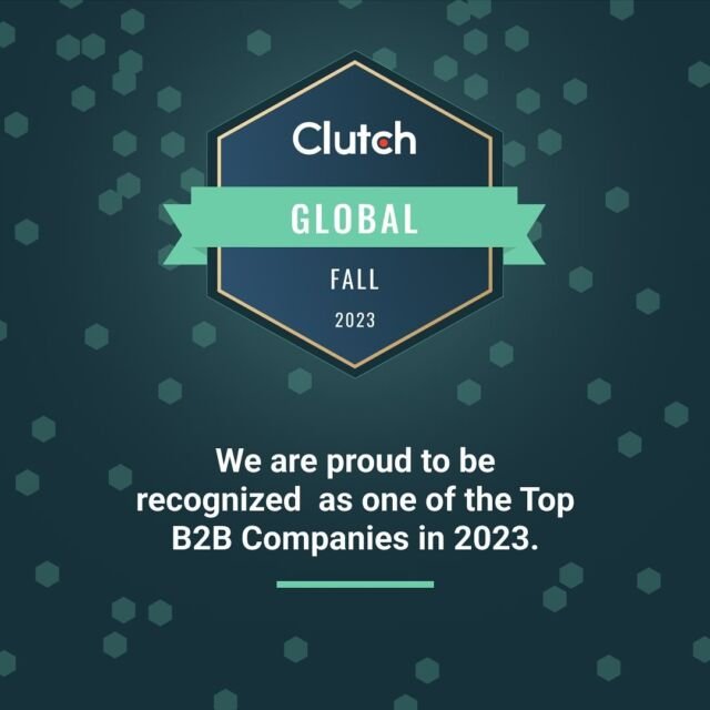 We're honored to be recognized as a Clutch Global Award winner, solidifying our position as a leader in our industry worldwide! This achievement reflects our unwavering dedication to delivering top notch solutions. Thank you to our clients and partners for trusting us on this global journey!#ClutchGlobal
