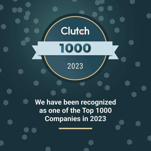 We’re honored to be featured on the Clutch 1000 list! This acknowledgment is a testament to our commitment to quality, diversity, and client satisfaction. Thank
you to our valued clients for your trust and support! #Clutch