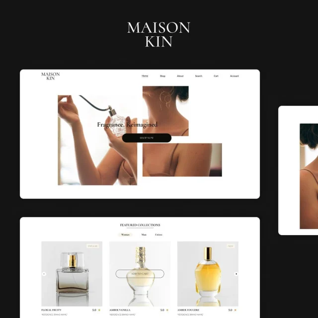 One of our works for the website for the sale of perfumes.
This site proves that even a ready-made theme can be customized to your brand, make it elegant and luxurious.

We are ready to make a site for you, for contact write on our site or in direct 📩

#shopify #shopifydesigner #shopifydesign #shopifystore #shopifydeveloper #perfumesstore #perfumestore #fragrancestore