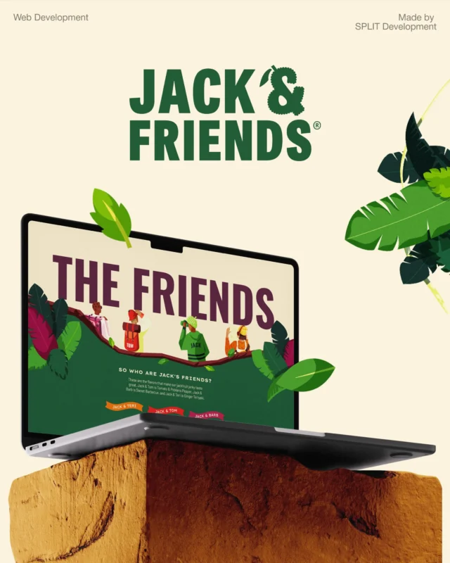 Jack & Friends Jerky came to us with a bold Figma design full of animations, floating botanical elements, and flavor-specific experiences. 🌿

We transformed it into a fast, scalable Shopify storefront on Dawn — combining custom animations, dynamic color theming, native Shopify architecture, and performance-focused development without sacrificing the brand's unique personality. #shopify #ecommerce #splitdevelopment #webdevelopment #shopifystore
